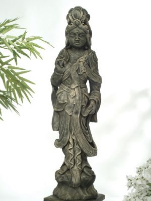 Statue de jardin de grande femme orientale