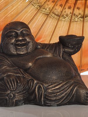 Statue de jardin - Bouddha couché