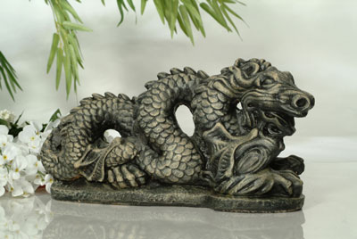 Statue de jardin de dragon chinois
