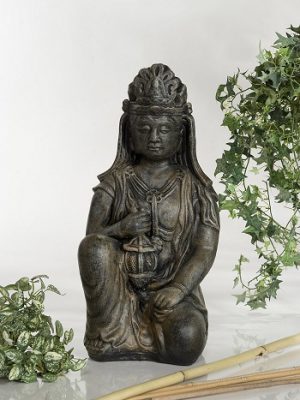 Statue de jardin Bouddha Lampet